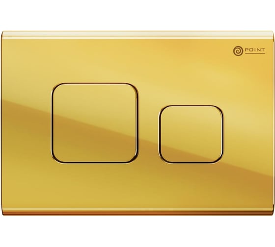 Изображение товара Клавиша смыва для инсталляции Point Афина золото PN44041G