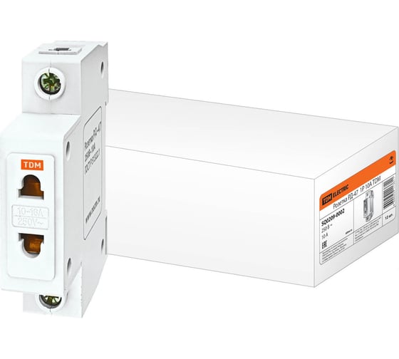 Изображение товара Розетка TDM ELECTRIC РД-47 1Р 10А SQ0209-0002