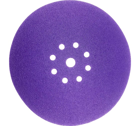 Изображение товара Шлифовальный круг на липучке Giraffe CERAMIC 225 мм, 9 отв., Р80 ABRAFORM AF-GCER-80