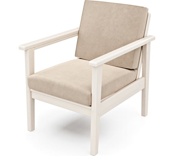 Изображение товара Кресло Arsko Лориан беленый дуб/Ultra Ivory 80540739