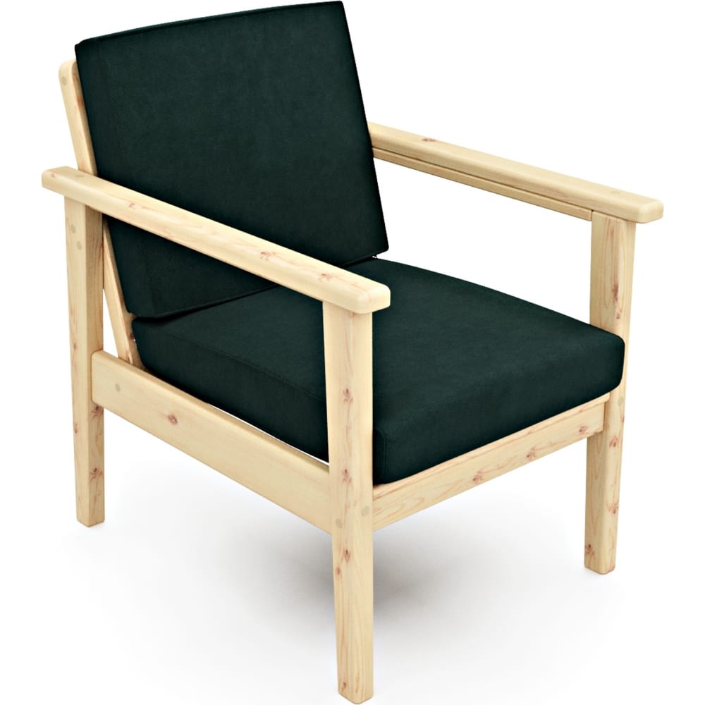 Кресло Arsko, цвет темно-зеленый 80540741 Лориан - фото 1
