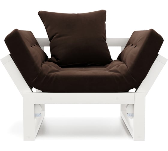 Изображение товара Кресло Arsko Амбер белая эмаль/Ultra Chocolate 80425917