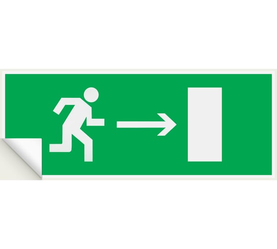 Изображение товара Знак "Направление к эвакуационному выходу направо" TDM ELECTRIC 350х124мм для ССА, в упаковке 10 штук SQ0817-0066