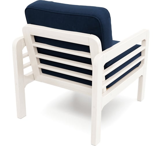 Изображение товара Кресло Arsko Бергер беленый дуб/Atlanta Denim 80540733