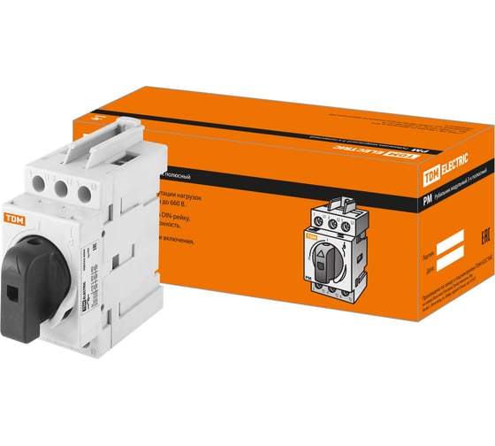 Изображение товара Модульный рубильник TDM РМ-40 SQ0222-0004