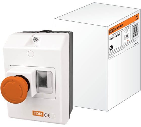 Изображение товара Защитная оболочка с кнопкой TDM ELECTRIC SQ0212-0034