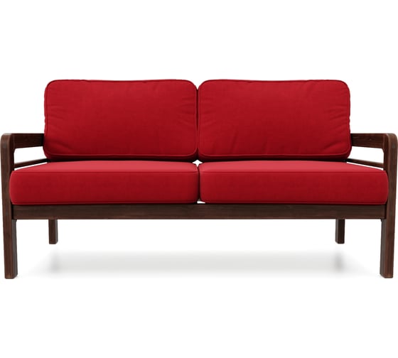 Изображение товара Диван Arsko Бергер Б орех/Atlanta Red 80543008