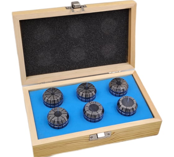 Изображение товара Набор цанг ER32 из 6 шт (6-20 мм) TORNERI 045814