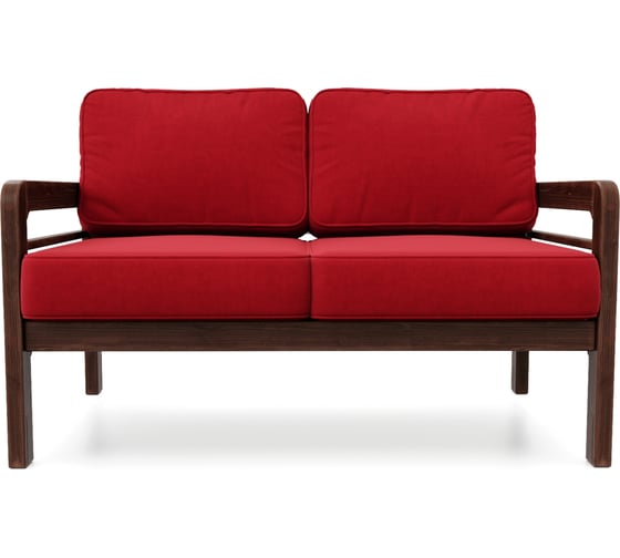 Изображение товара Диван Arsko Бергер М орех/Atlanta Red 80543021