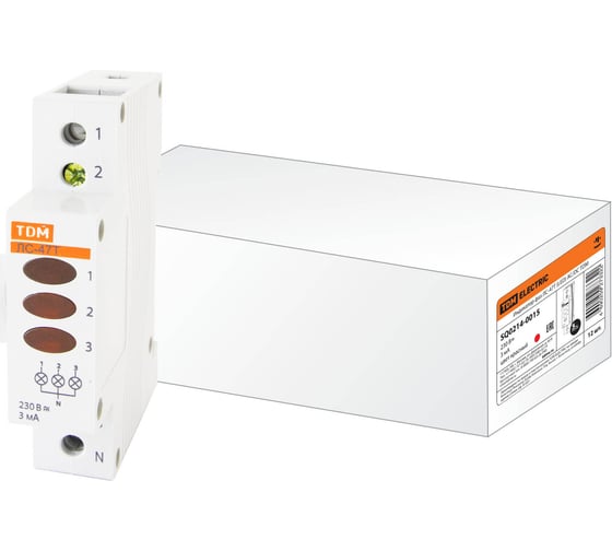 Изображение товара Индикатор фаз TDM ELECTRIC ЛС-47Т LED AC/DC SQ0214-0015