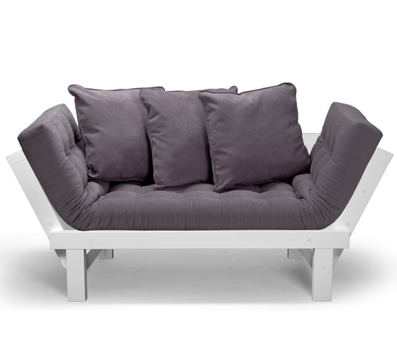 Изображение товара Кушетка Arsko Свен белая эмаль/Velvet Lux43 80425713