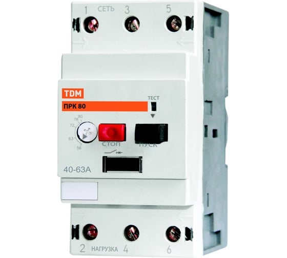 Изображение товара Пускатель TDM ELECTRIC ПРК80-40 SQ0212-0023
