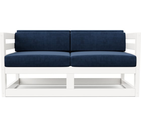 Изображение товара Диван Arsko Магнус М белая эмаль/Atlanta Denim 80542979