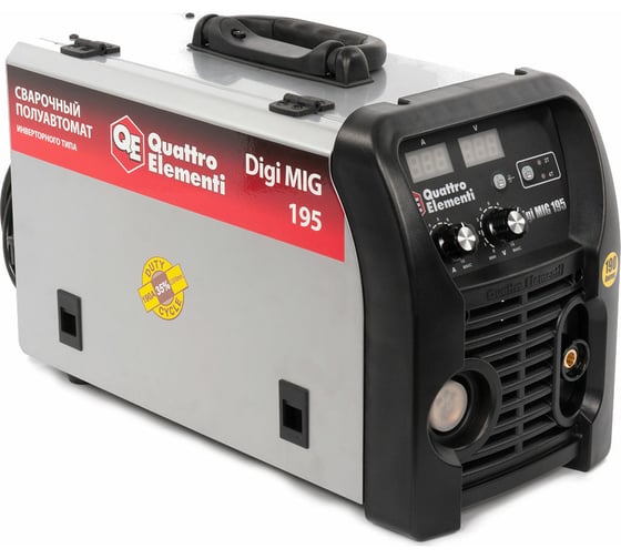 Изображение товара Инверторный аппарат полуавтоматической сварки QUATTRO ELEMENTI Digi MIG 195 772-609