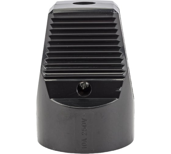 Изображение товара Розетка штепсельная, кабельная без заземления 10А, чёрная TDM ELECTRIC SQ1806-0030