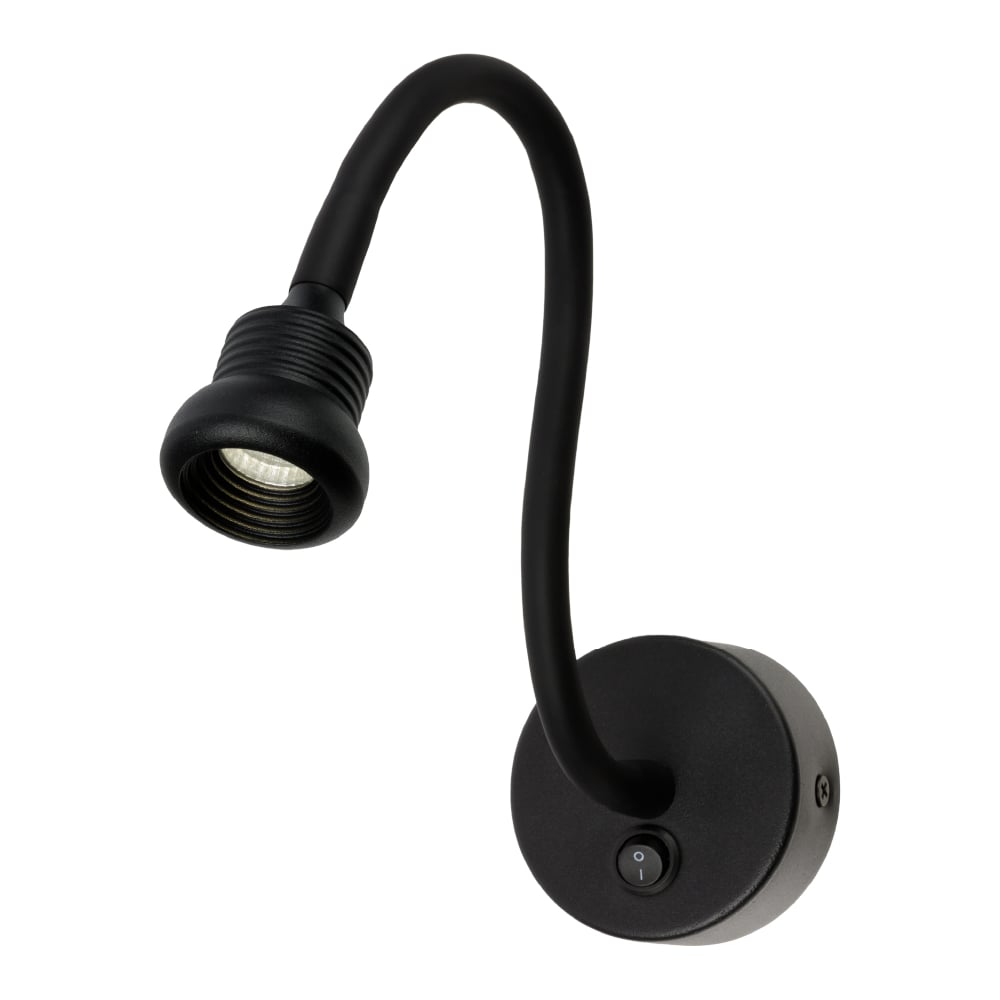 Изображение товара Светильник настенный LED черный с выключателем 3 Вт для интерьера