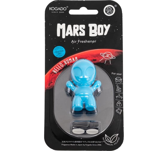 Изображение товара Полимерный ароматизатор Eikosha Kogado Mars Boy на кондиционер Squash Marine 3324 1772083
