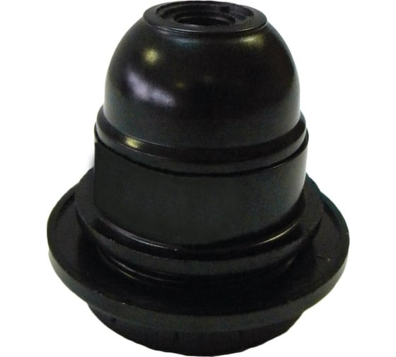 Изображение товара Карболитовый патрон с кольцом Е27, черный, Б/Н TDM ELECTRIC SQ0335-0012