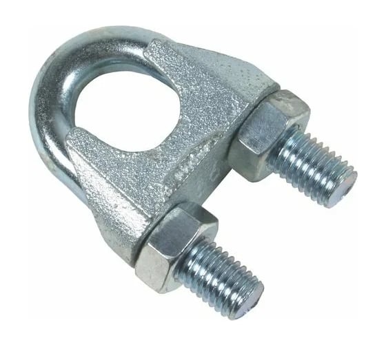 Изображение товара Зажим для троса ЦКИ DIN 741, 5 мм, Ц, 50 шт. 43931