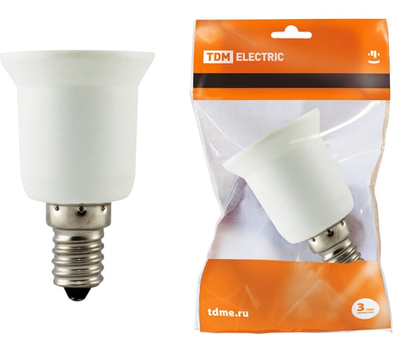 Изображение товара Переходник E14-E27 TDM SQ0335-1001