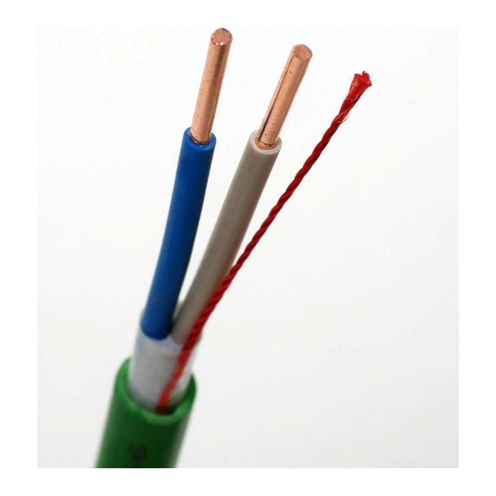 Энергосберегающий кабель EXPERt class, цвет зеленый 45092 ВВГнг(А)-LS - фото 1