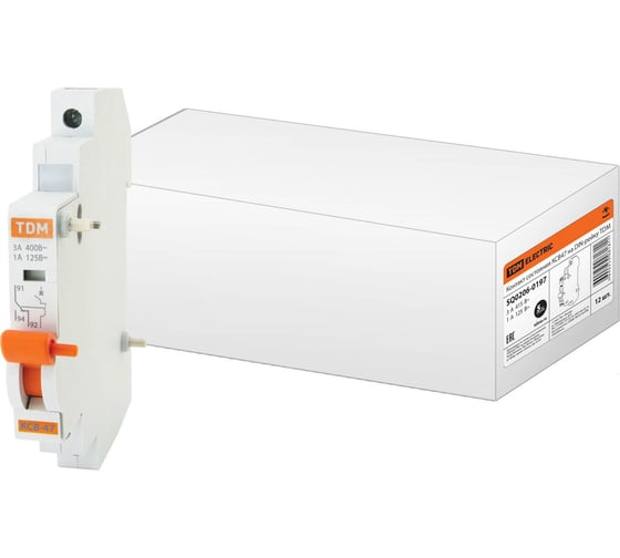 Изображение товара Контакт состояния на DIN-рейку TDM ELECTRIC КСВ47 SQ0206-0197