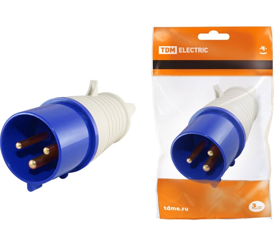 Изображение товара Вилка 023 TDM ELECTRIC SQ0601-0004