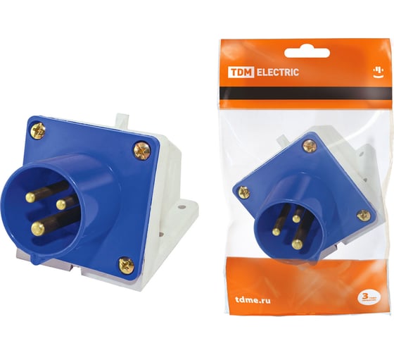 Изображение товара Стационарная вилка 513 TDM ELECTRIC SQ0605-0011