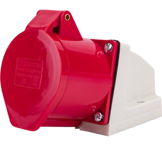 Изображение товара Стационарная розетка 125 TDM ELECTRIC 3Р+РЕ+N 32А 380В IP44 SQ0602-0006