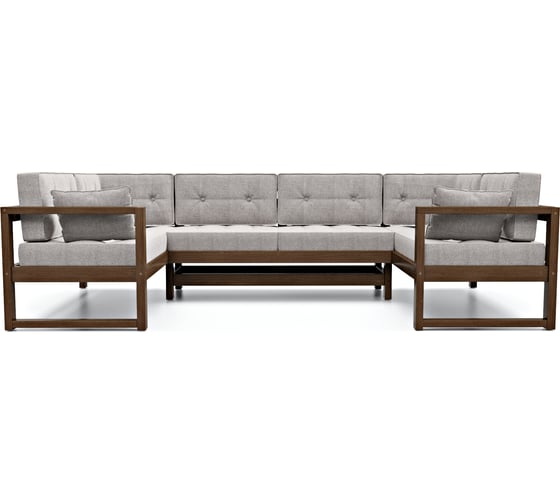 Изображение товара Диван Arsko Астер П-образный орех/Kiton 05 80358819