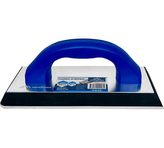 Изображение товара Затирочная гладилка vertextools 240x100мм 16-06-240
