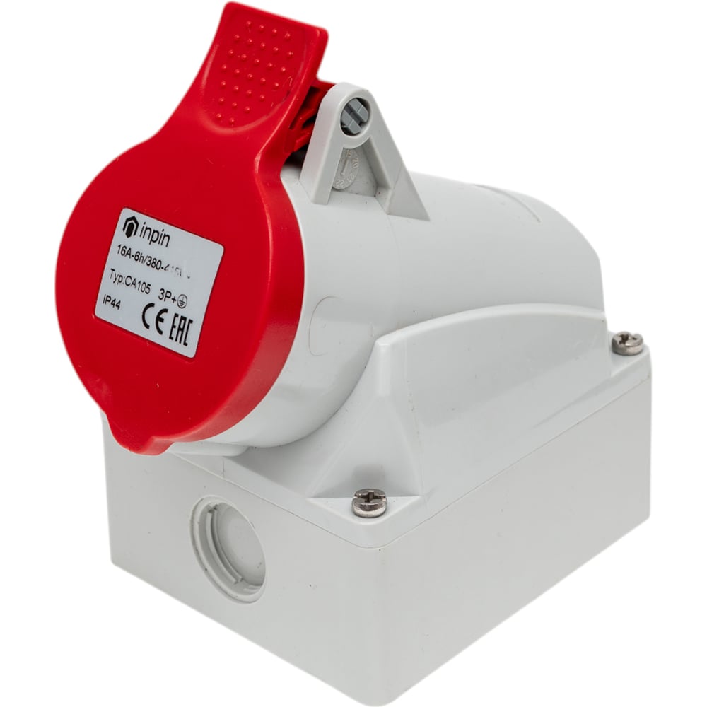 Изображение товара Настенная розетка INPIN 16A/400V/3P+E/IP44 CA105