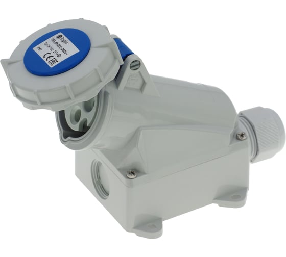 Изображение товара Настенная розетка INPIN 16A/230V/1P+N+E/IP67 CA1192