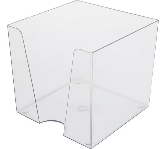 Изображение товара Кубарик РАНТИС прозрачный, бесцветный, без блока бумаги РПК01