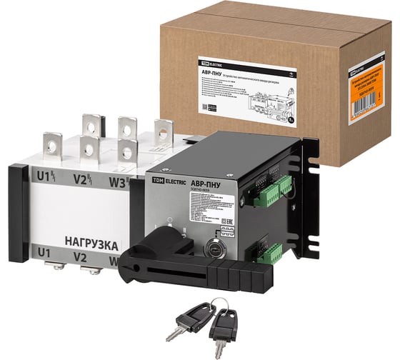 Изображение товара Устройство автоматического ввода резерва TDM ELECTRIC авр-пну 3п 250а 380в SQ0743-0059