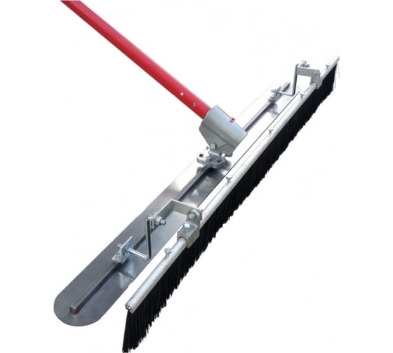 Изображение товара Гладилка для бетона со щеткой SPEKTROS 1,2м, рукоятка 3м 56405