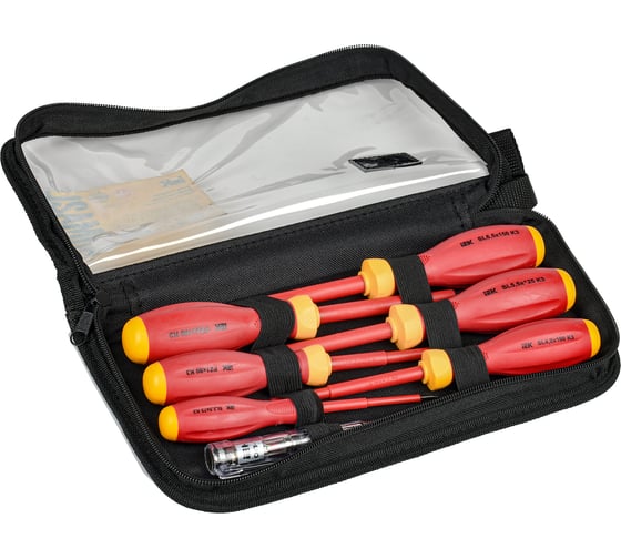 Изображение товара Набор диэлектрических отверток IEK ARMA2L 3 K3 7 шт. A2L3-NS30-K3-07