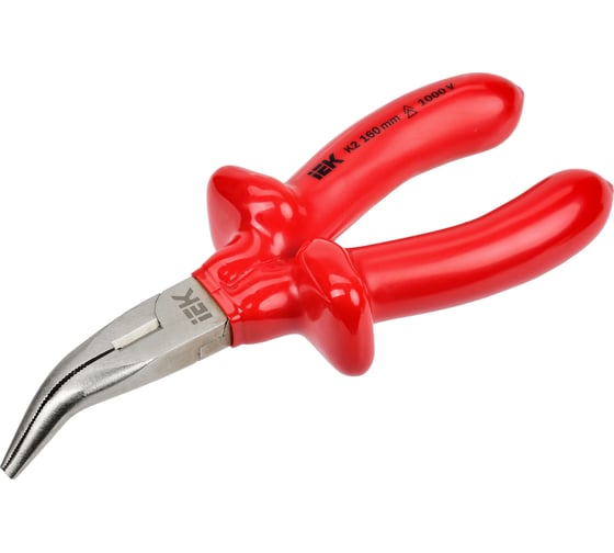 Изображение товара Диэлектрические тонкогубцы IEK ARMA2L 3 изогнутые, K2 160 мм A2L3-BN20-K2-160