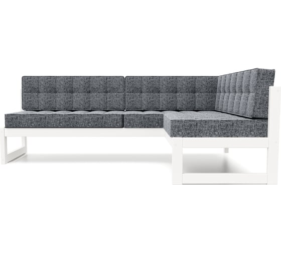 Изображение товара Угловой диван Arsko Сега белая эмаль/Madagaskar07 80382493