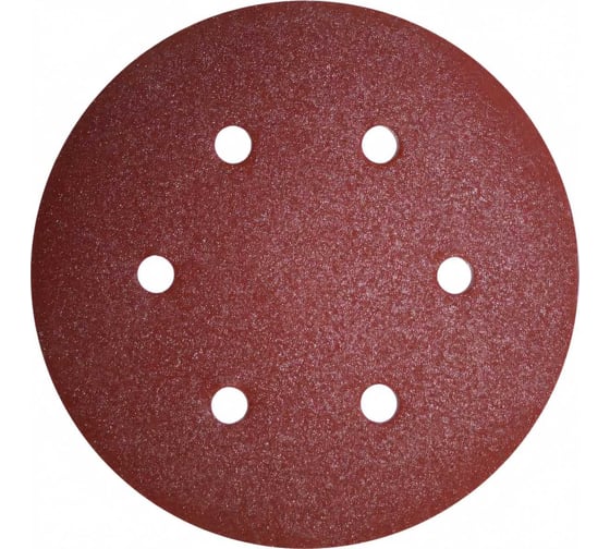 Изображение товара Круг шлифовальный на липкой основе (5шт; 150 мм; Р120) ПРАКТИКА 031-587