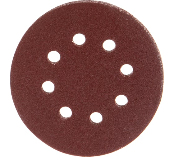 Изображение товара Круг шлифовальный на липкой основе (5 шт; 125 мм; Р120) ПРАКТИКА 031-518