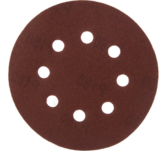 Изображение товара Круг шлифовальный на липкой основе (5 шт; 125 мм; Р180) ПРАКТИКА 031-525
