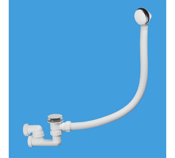 Изображение товара Полуавтомат McAlpine пластиковый (кнопка) с кол. и ревизией (Lперелива=700мм) MRB10-PB