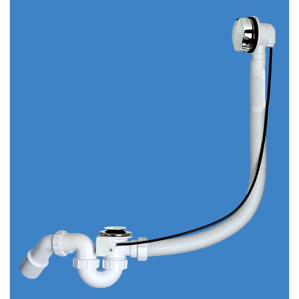 Изображение товара Полуавтоматический пластиковый смеситель McAlpine с коленом MRB2CB1-PB хром