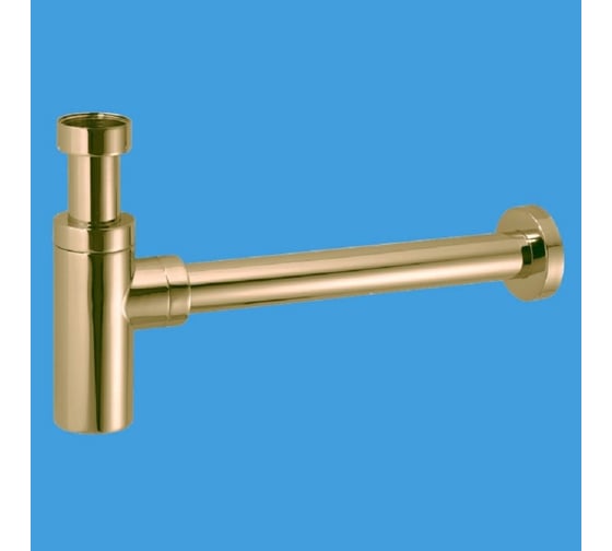 Изображение товара Сифон McAlpine металлический, без выпуска, ф32 Античная бронза MINI CA32MINI-AB