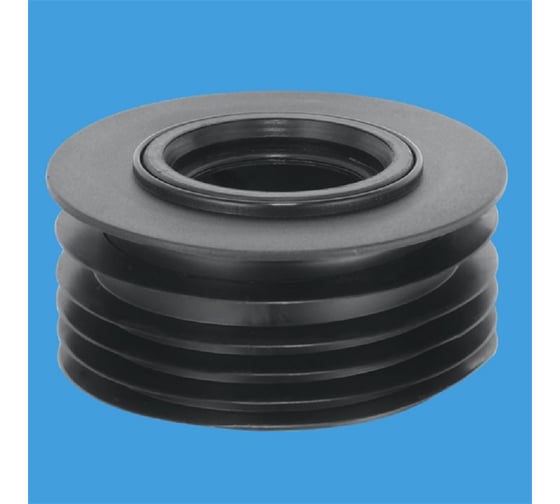 Изображение товара Переход McAlpine пластик. ф110-50 цвет черн. MRDC3-BL
