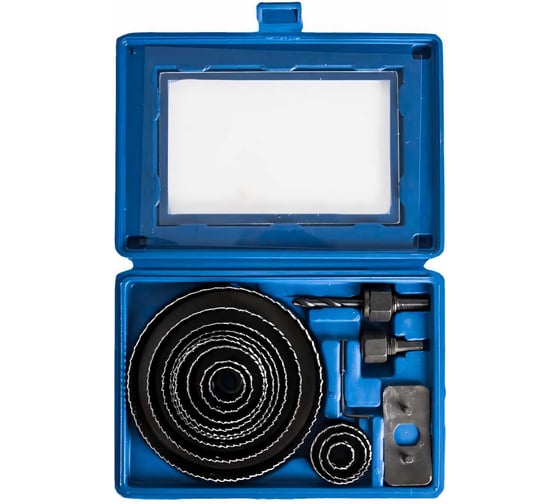 Изображение товара Набор HCS коронок 12 шт + 2 адаптера ПРАКТИКА 773-279