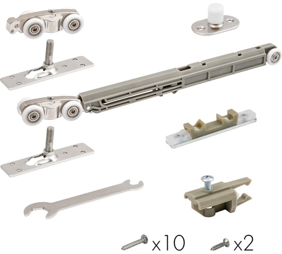 Изображение товара Комплект для раздвижных дверей ARMADILLO SLD.Comfort-PRO.SET3.soft close+roller/80 38993