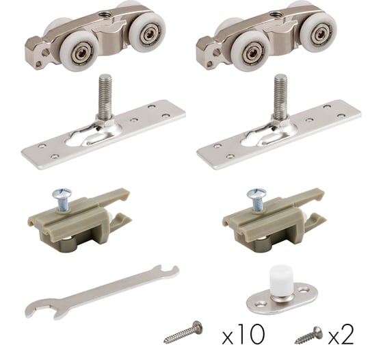 Изображение товара Комплект для раздвижных дверей ARMADILLO SLD.Comfort-PRO.SET1.rollers/80 38987