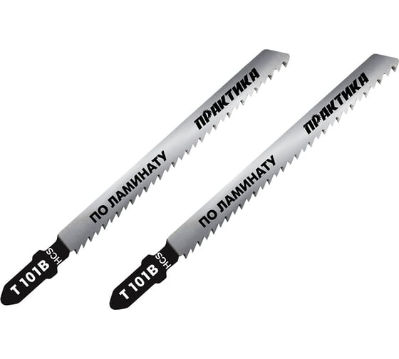 Изображение товара Пилка (2 шт; T101B) для лобзиков ПРАКТИКА 034-434
